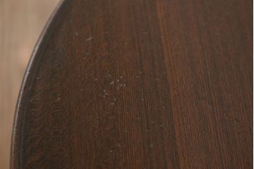 アンティーク家具　アンティーク 総欅材の回転サイドテーブル(花台、飾り台)