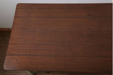 アンティーク家具　アンティークペイント　シンプルなダイニングテーブル(作業台)