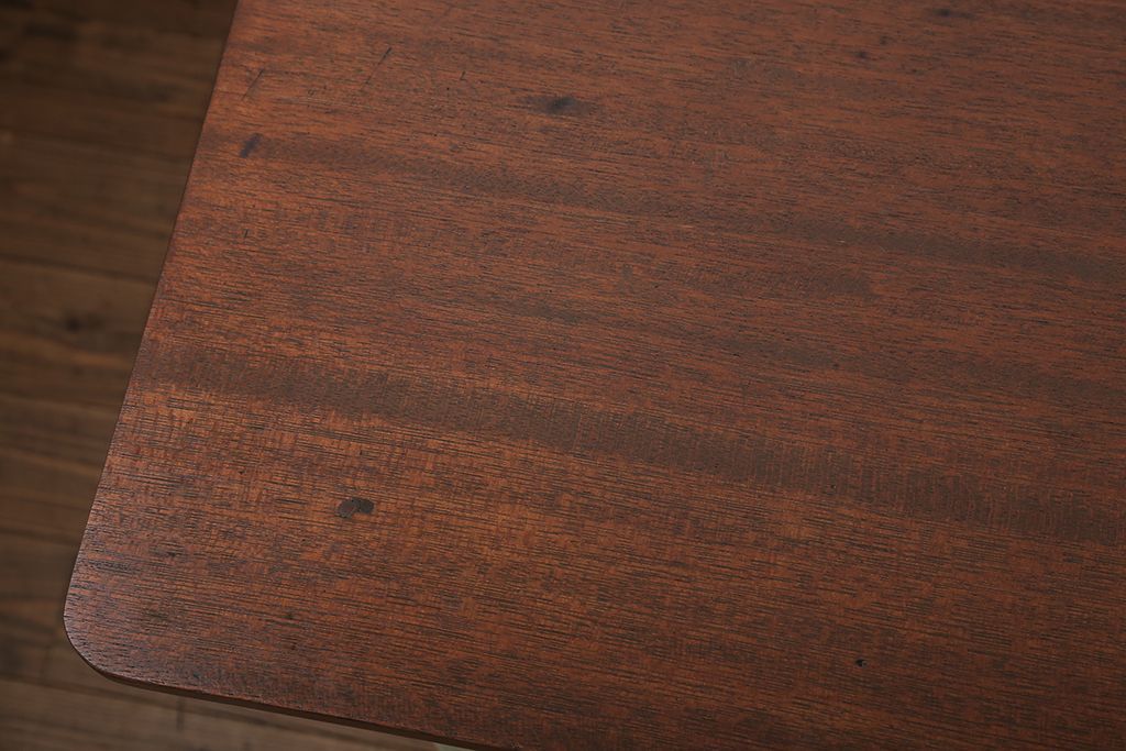 アンティーク家具　アンティークペイント　シンプルなダイニングテーブル(作業台)