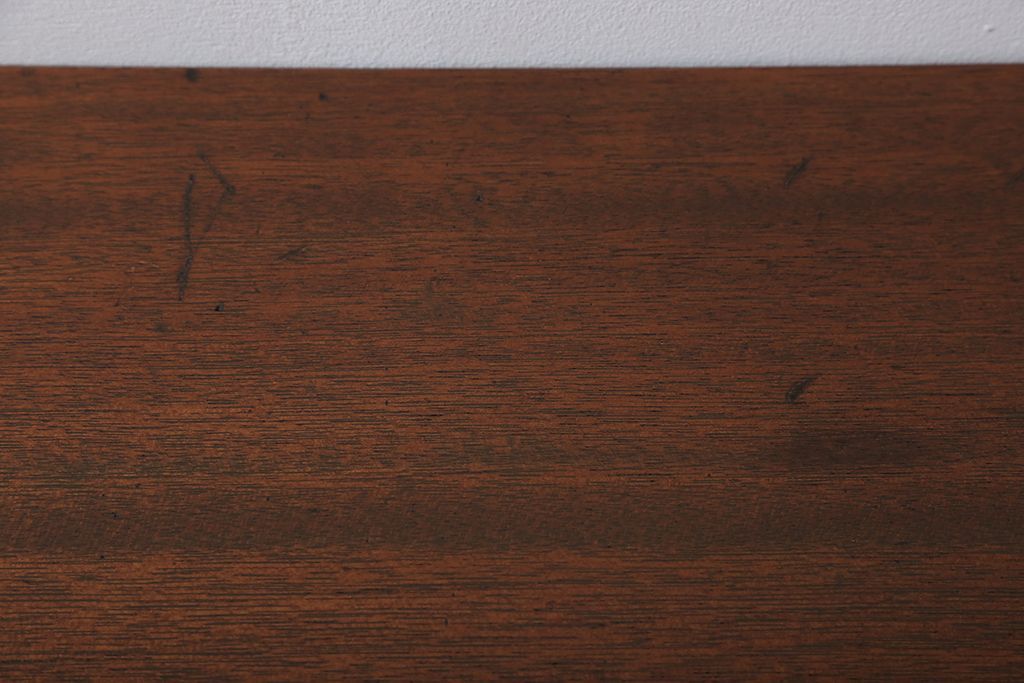 アンティーク家具　アンティークペイント　シンプルなダイニングテーブル(作業台)