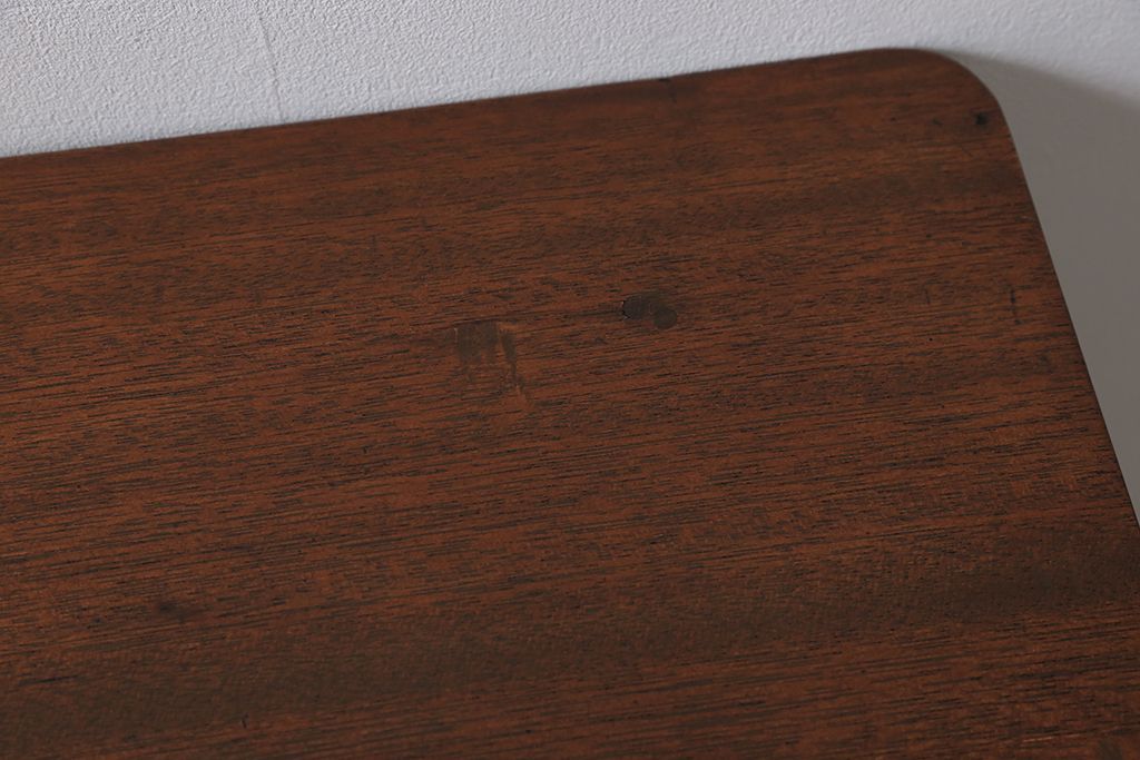 アンティーク家具　アンティークペイント　シンプルなダイニングテーブル(作業台)