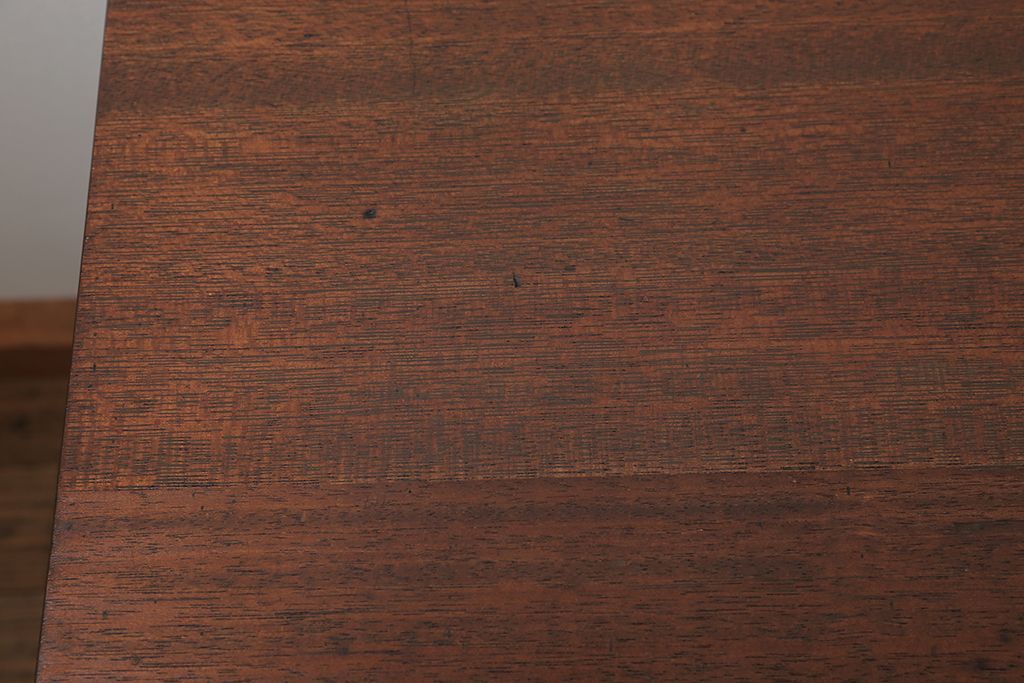 アンティーク家具　アンティークペイント　シンプルなダイニングテーブル(作業台)