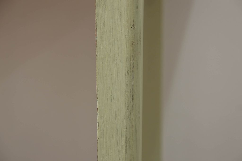 アンティーク家具　アンティークペイント　シンプルなダイニングテーブル(作業台)