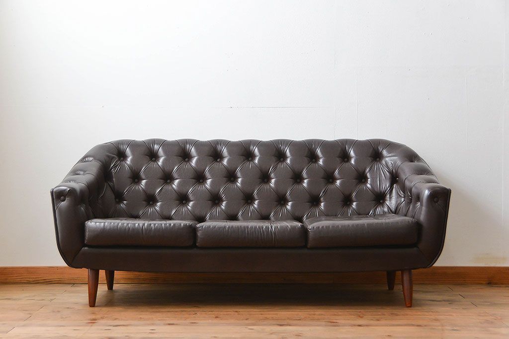 レトロ家具　昭和レトロ 1960年頃 ビンテージ 3Pソファ