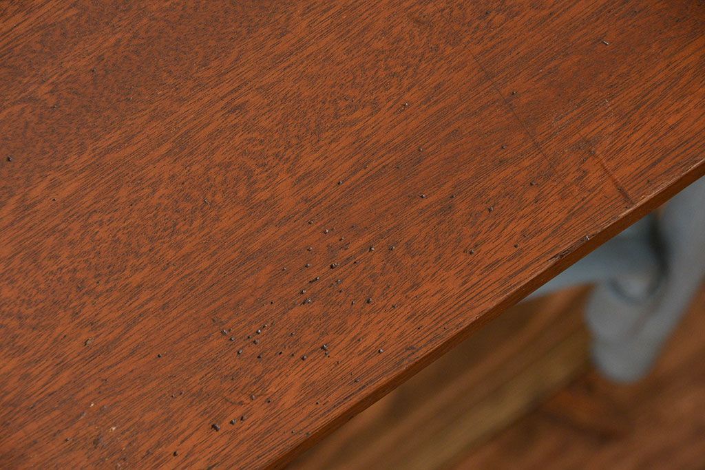 ラフジュ工房オリジナル 4脚格納スツールの作業台(テーブル、机  )