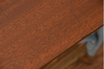 ラフジュ工房オリジナル 4脚格納スツールの作業台(テーブル、机  )