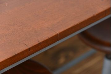 ラフジュ工房オリジナル 4脚格納スツールの作業台(テーブル、机  )