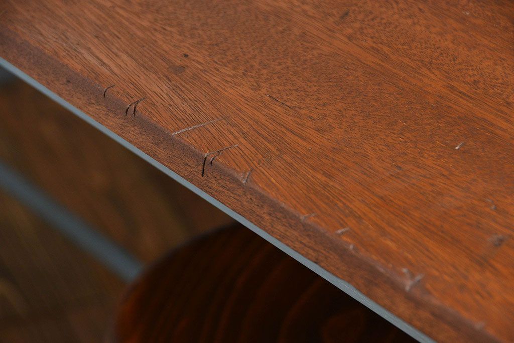 ラフジュ工房オリジナル 6脚格納スツールの作業台(テーブル、机)