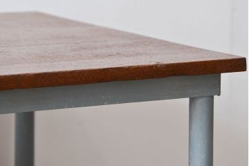 ラフジュ工房オリジナル 6脚格納スツールの作業台(テーブル、机)