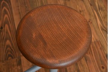 ラフジュ工房オリジナル 6脚格納スツールの作業台(テーブル、机)