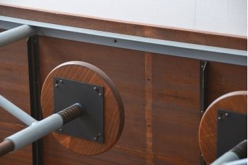 ラフジュ工房オリジナル 6脚格納スツールの作業台(テーブル、机)