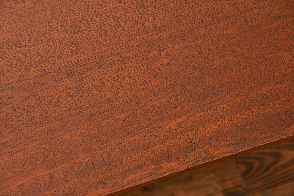 ラフジュ工房オリジナル 8脚格納スツールの特大作業台(テーブル  、机)