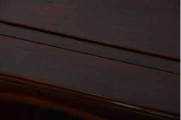 アンティーク家具　1970年頃 唐木製の高級飾り棚(茶棚、茶箪笥)