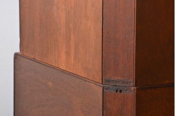 北欧家具 チーク材 シャッター扉付きの北欧ビンテージコーナーキャビネット