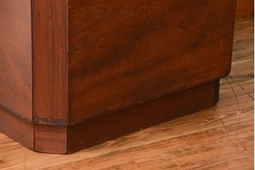 北欧家具 チーク材 シャッター扉付きの北欧ビンテージコーナーキャビネット