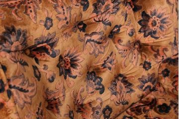 アンティーク家具　大正ロマン 金華山張り 1人掛け ソファ(1)