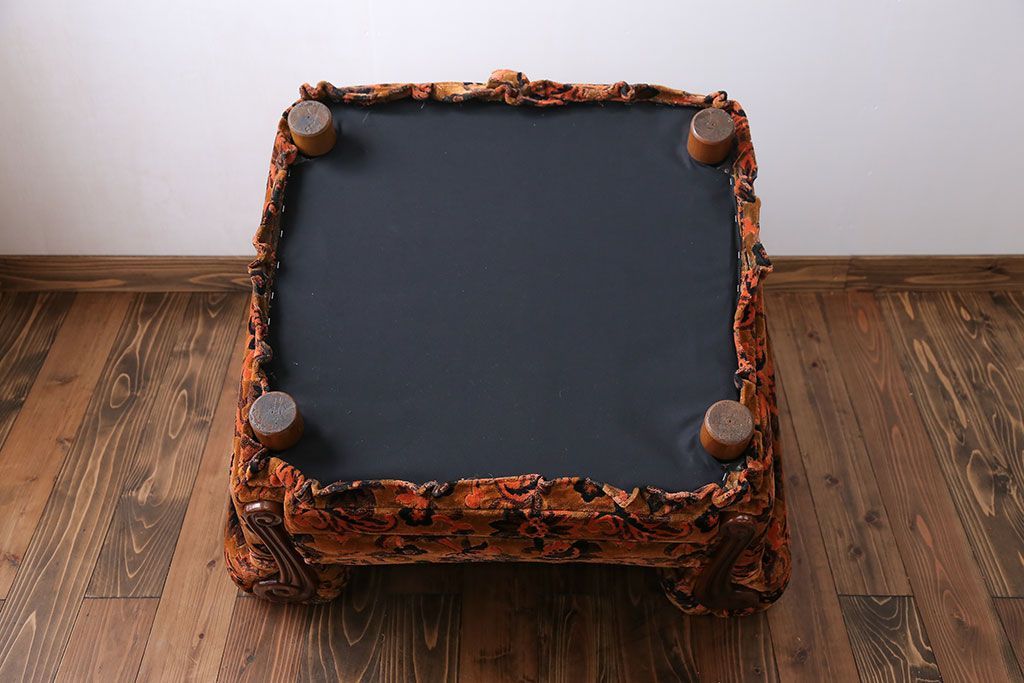 アンティーク家具　大正ロマン 金華山張り 1人掛け ソファ(1)