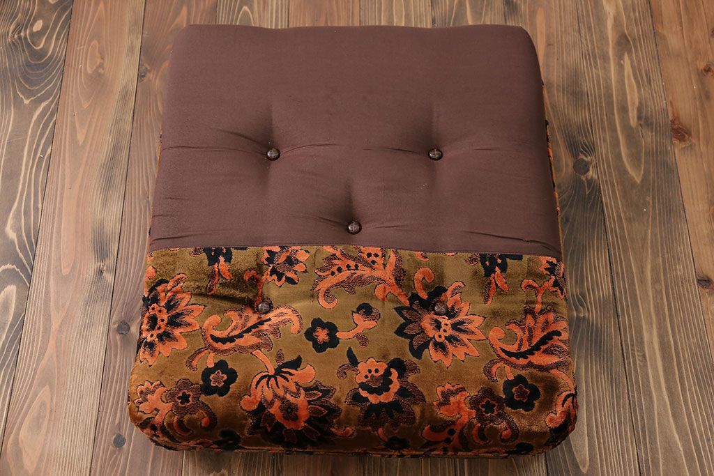 アンティーク家具　大正ロマン 金華山張り 1人掛け ソファ(1)