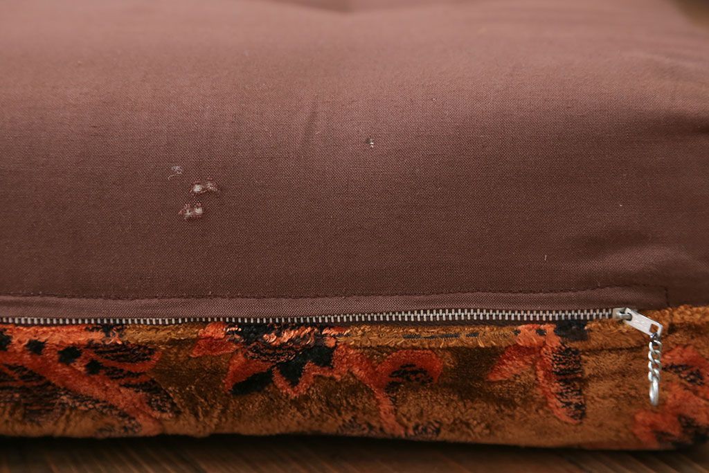 アンティーク家具　大正ロマン 金華山張り 1人掛け ソファ(1)