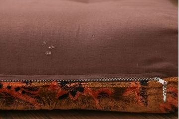 アンティーク家具　大正ロマン 金華山張り 1人掛け ソファ(1)