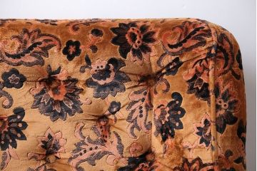 アンティーク家具　大正ロマン 金華山張り 1人掛け ソファ(2)