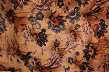 アンティーク家具　大正ロマン 金華山張り 1人掛け ソファ(2)