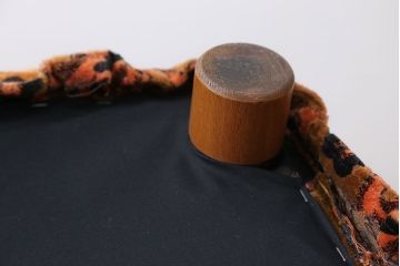 アンティーク家具　大正ロマン 金華山張り 1人掛け ソファ(2)