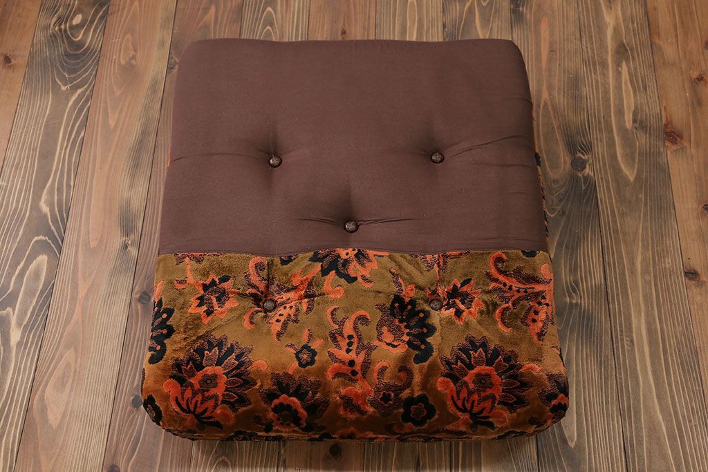 アンティーク家具　大正ロマン 金華山張り 1人掛け ソファ(2)