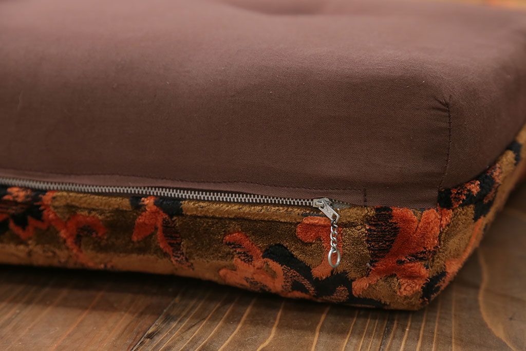 アンティーク家具　大正ロマン 金華山張り 1人掛け ソファ(2)