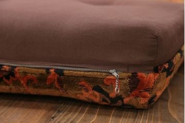 アンティーク家具　大正ロマン 金華山張り 1人掛け ソファ(2)