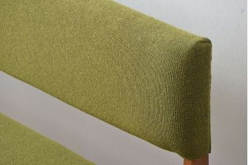 レトロ家具　昭和レトロ 1960年頃 シンプルなソファベンチ(長椅子)