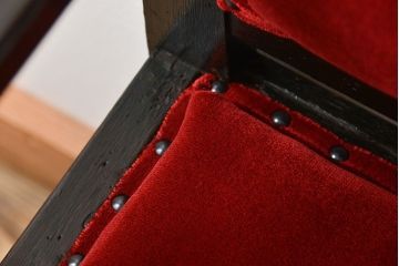 アンティーク家具　大正ロマン シンプルなアンティークベンチソファ