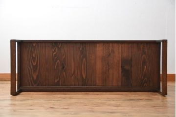 アンティーク家具　大正ロマン シンプルなアンティークベンチソファ