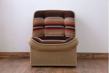 レトロ家具　昭和レトロ 1960年代 ミッドセンチュリー 1人掛け ソファ(1)