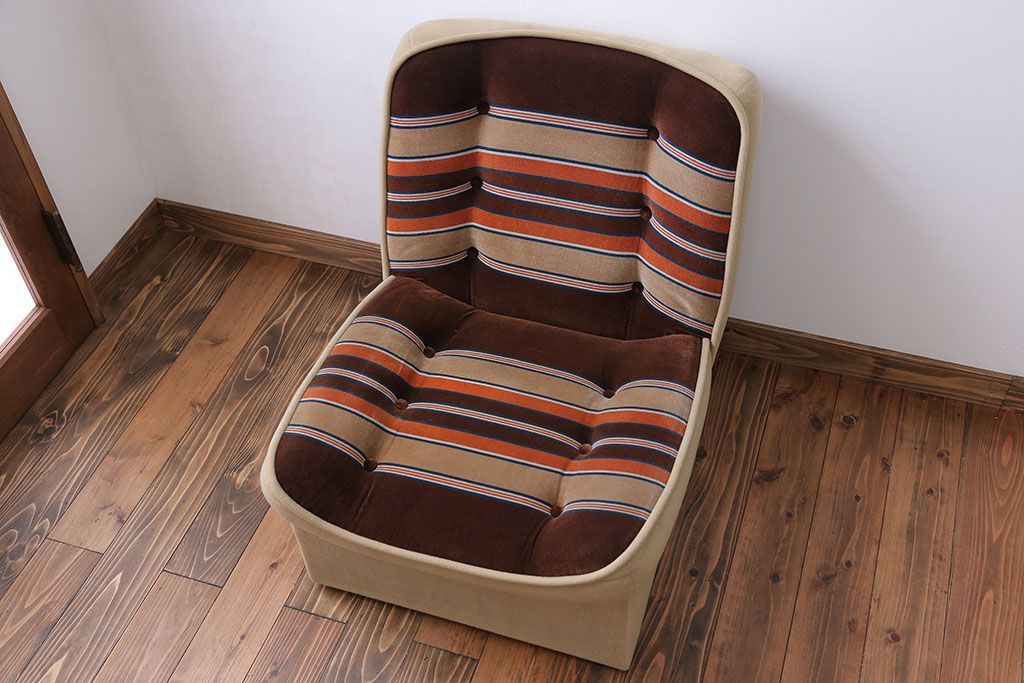 レトロ家具　昭和レトロ 1960年代 ミッドセンチュリー 1人掛け ソファ(1)