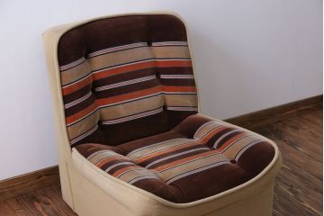 レトロ家具　昭和レトロ 1960年代 ミッドセンチュリー 1人掛け ソファ(1)