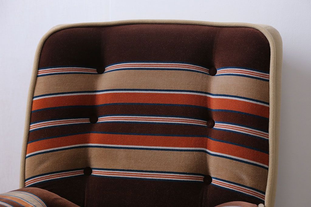 レトロ家具　昭和レトロ 1960年代 ミッドセンチュリー 1人掛け ソファ(1)