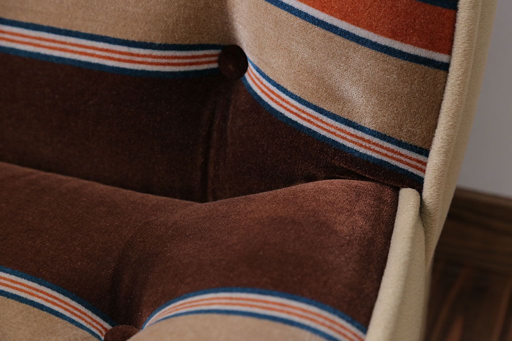 レトロ家具　昭和レトロ 1960年代 ミッドセンチュリー 1人掛け ソファ(1)