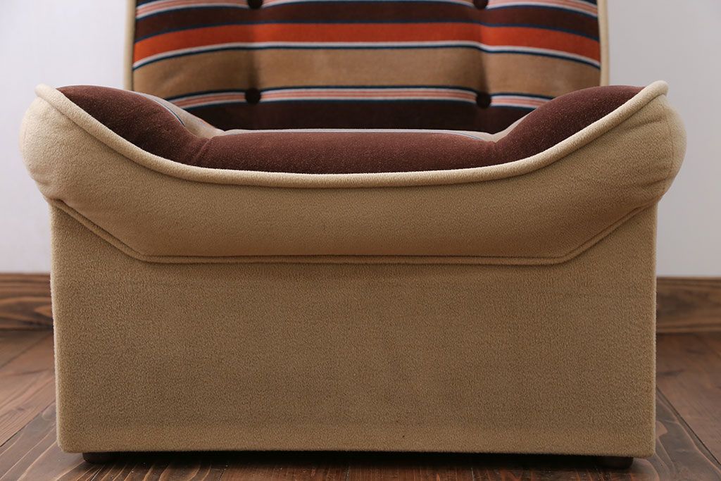 レトロ家具　昭和レトロ 1960年代 ミッドセンチュリー 1人掛け ソファ(1)