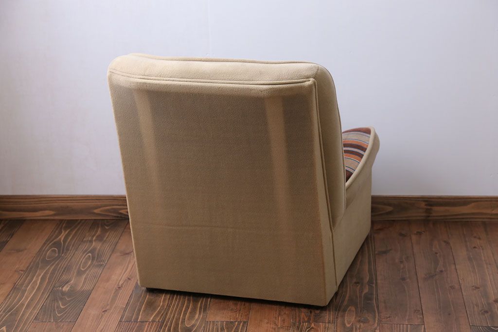 レトロ家具　昭和レトロ 1960年代 ミッドセンチュリー 1人掛け ソファ(1)