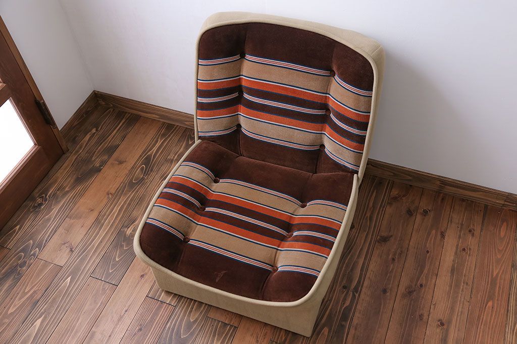 レトロ家具　昭和レトロ 1960年代 ミッドセンチュリー 1人掛け ソファ(2)