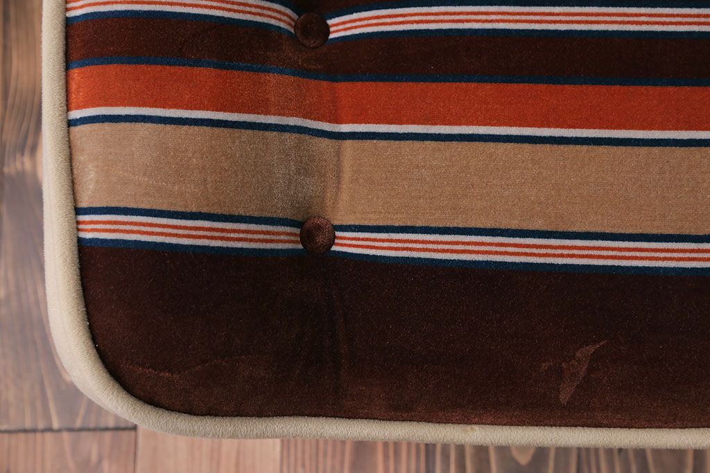 レトロ家具　昭和レトロ 1960年代 ミッドセンチュリー 1人掛け ソファ(2)