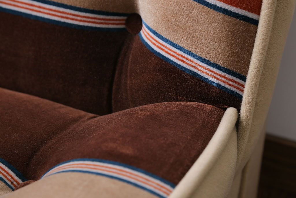 レトロ家具　昭和レトロ 1960年代 ミッドセンチュリー 1人掛け ソファ(2)