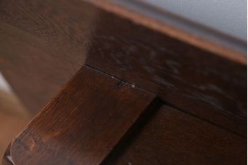 アンティーク家具　イギリスアンティーク オーク材の大きなセンターテーブル