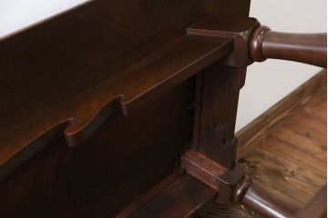 アンティーク家具　イギリスアンティーク オーク材の大きなセンターテーブル