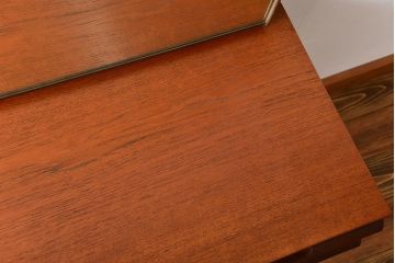 北欧家具 鏡付き ドレッサーテーブル(北欧ビンテージサイドボード)