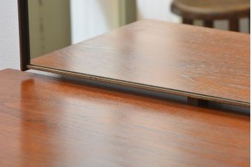 北欧家具 鏡付き ドレッサーテーブル(北欧ビンテージサイドボード)