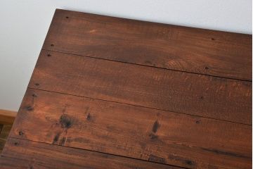 アンティーク家具　アンティークペイント 両面引き出し作業台(カウンターテーブル)