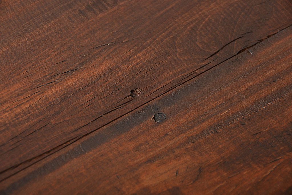 アンティーク家具　アンティークペイント 両面引き出し作業台(カウンターテーブル)