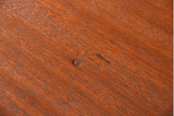 レトロ家具　昭和レトロ アンティークペイント シンプルな食器棚(カップボード)